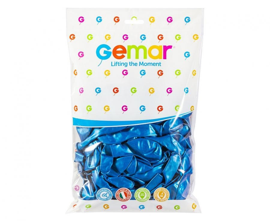Balony granatowe metalizowane śr. 80cm (100szt) GoDan